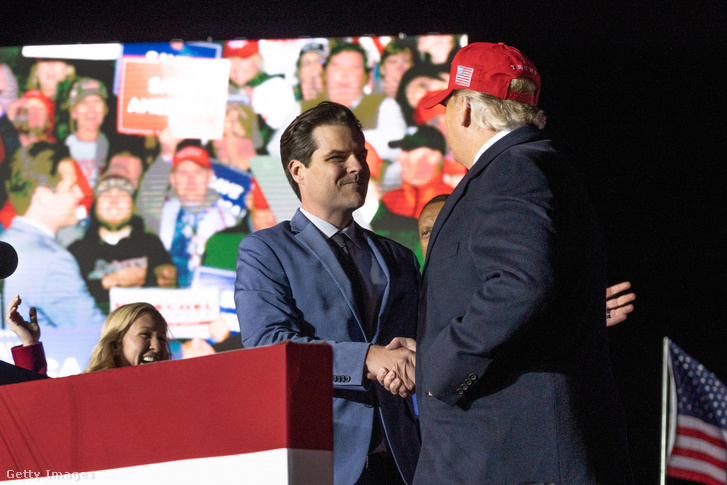 Matt Gaetz és Donald Trump 2022. március 26-án