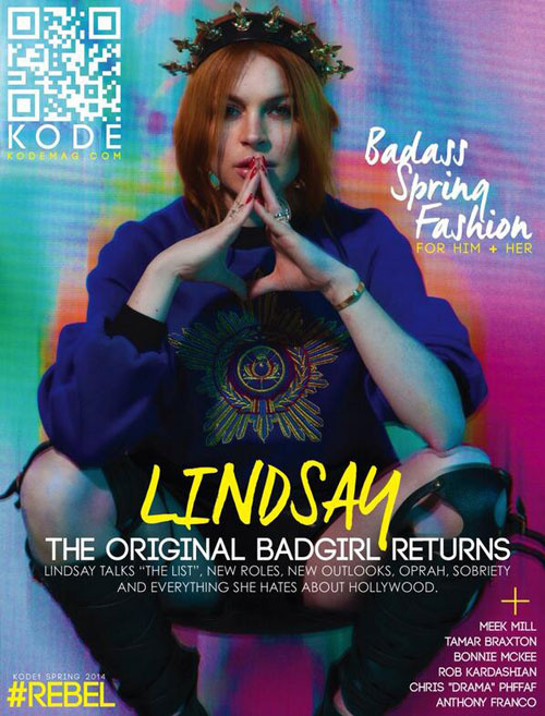 Lindsay Lohan a magyar tervező szettjében