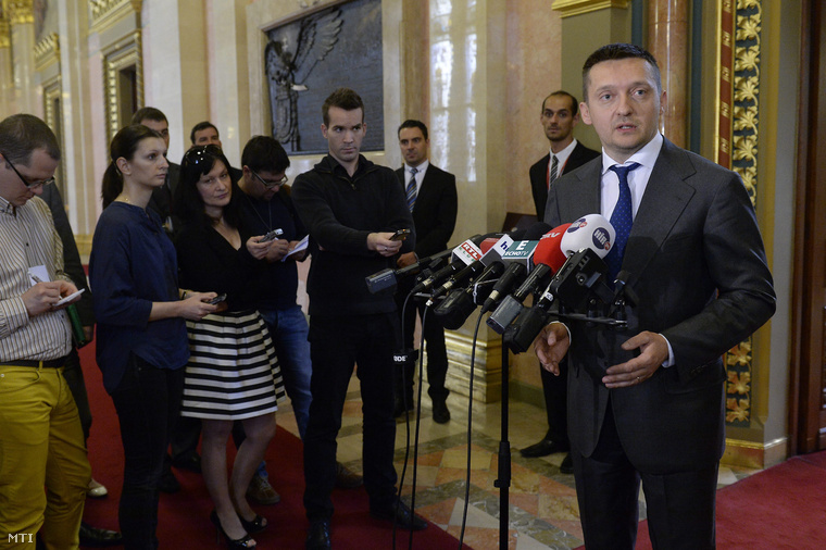 Rogán Antal sajtótájékoztatója az új Országgyűlés alakuló ülését előkészítő megbeszélés után