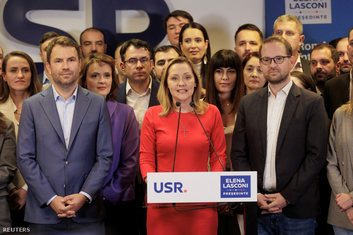 Elena Lasconi Bukarestben, Romániában 2024. november 24-én