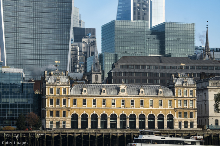 A Billingsgate halpiac Londonban, Angliában