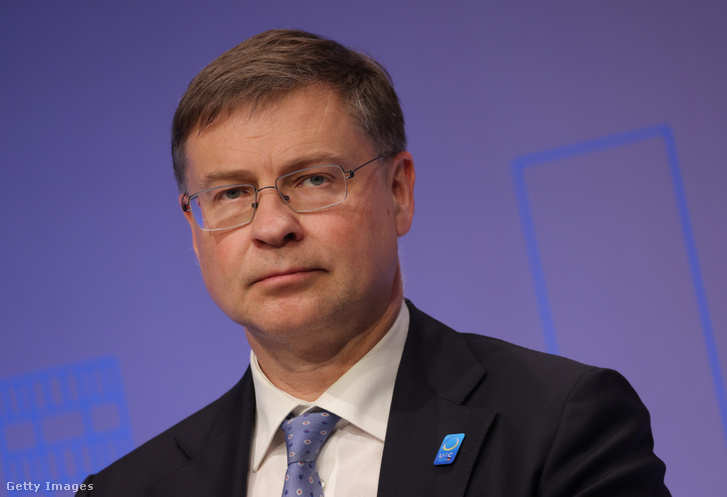 Valdis Dombrovskis 2024. június 11-én Berlinben, Németországban