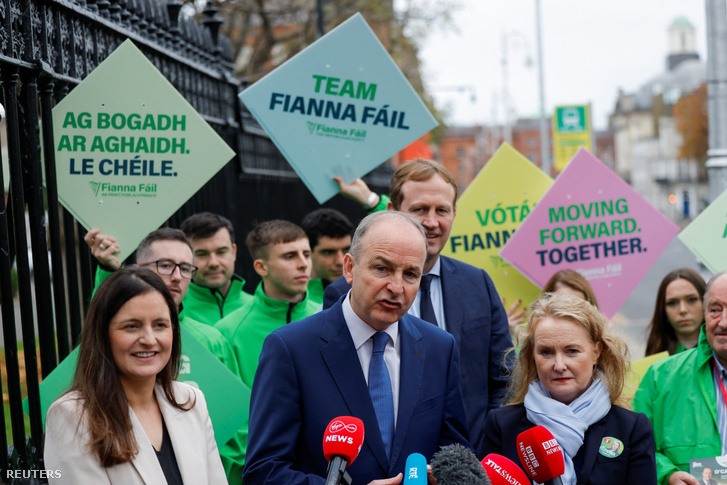 Micheal Martin 2024. november 8-án Dublinban, Írországban