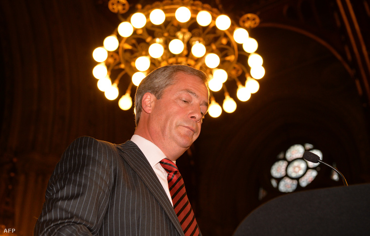 Nigel Farage, az UKIP vezetője