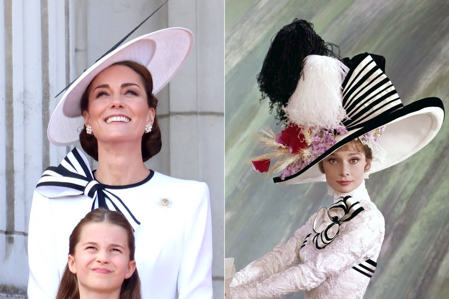 Június 15-én egy olyan különleges, fehér ruhában és kalapban jelent meg a Trooping the Colour eseményen, mely Audrey Hepburn ikonikus szettjére emlékeztetett a My Fair Ladyből.