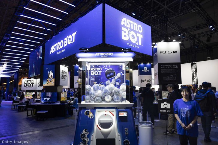 Astro Bot-stand a Tokyo Game Show 2024 kiállításon szeptember 26-án