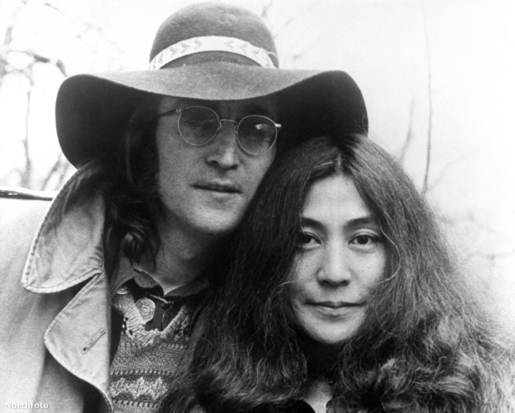 John Lennon és Yoko Ono 1973-ban