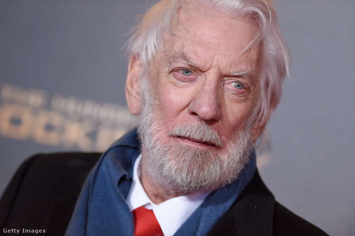 Donald Sutherland 2015. november 16-án Los Angelesben, Kaliforniában