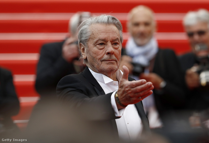 Alain Delon 2019. május 19-én Cannes-ban, Franciaországban