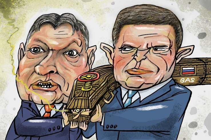 Hentes Putyin, bohóc Orbán – így látja a háborút az ismert ukrán grafikus