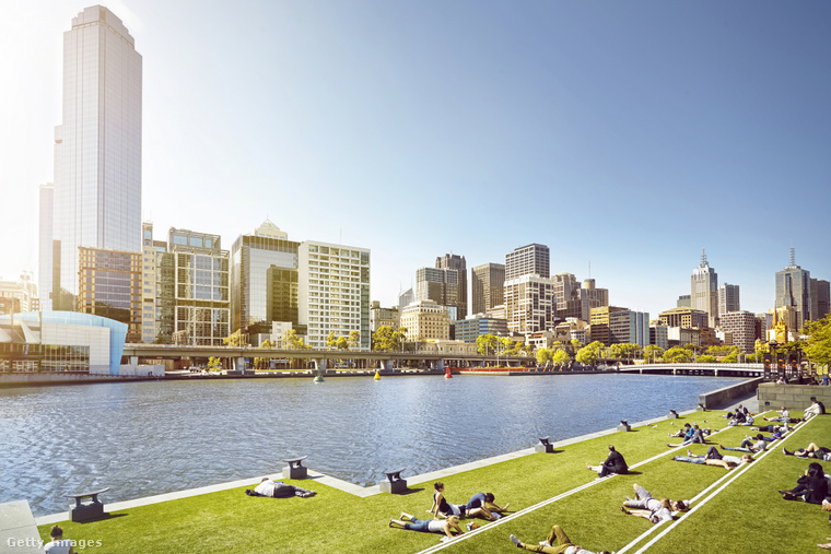 Melbourne decemberi átlaghőmérséklete 25,5 Celsius-fok. (Fotó: James O'Neil / Getty Images Hungary)