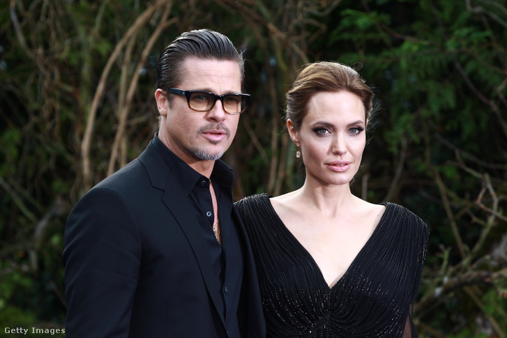 Brad Pitt és Angelina Jolie 2014. május 8-án