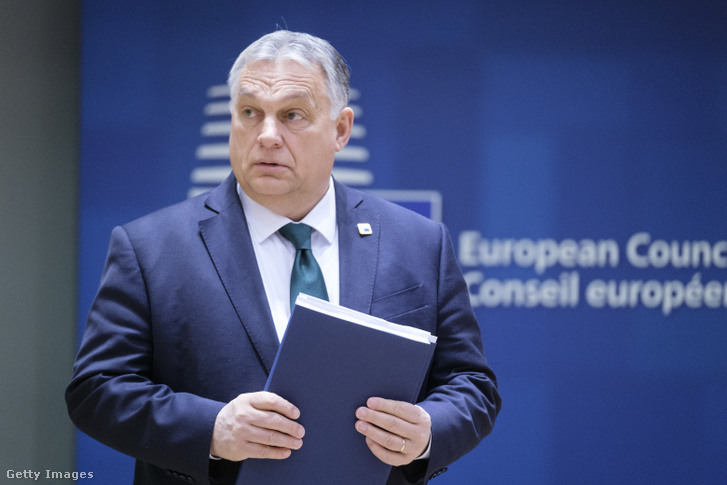 Orbán viktor Brüsszelben 2022. december 15-én