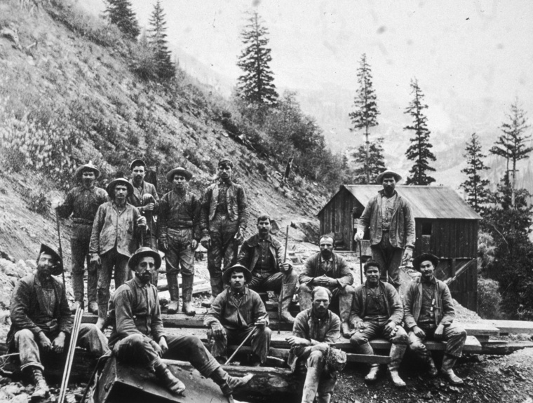 Kolorádói bányászok 1880-as években