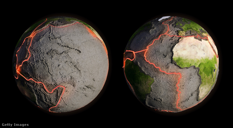 Tektonikus lemezek (Fotó: Andrzej Wojcicki / Getty Images Hungary)