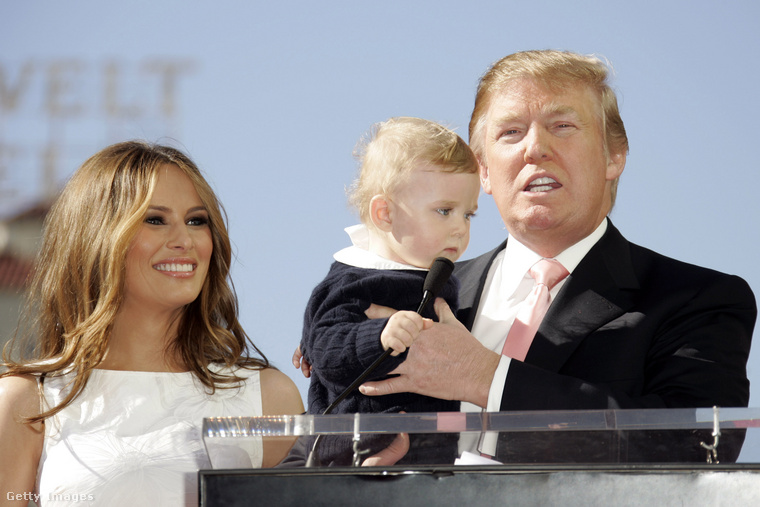 Barron Trump 2006-ban született. Vagy mégsem? (Fotó: Jean Baptiste Lacroix / Getty Images Hungary)