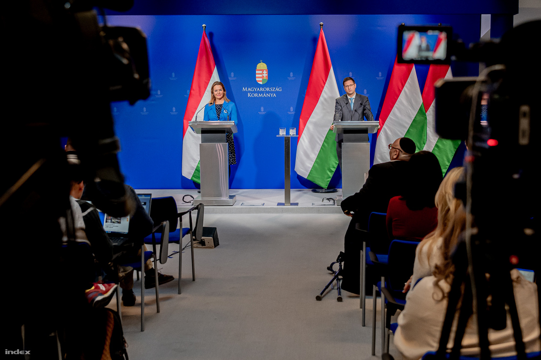Vitályos Eszter és Gulyás Gergely 2025. február 6-án