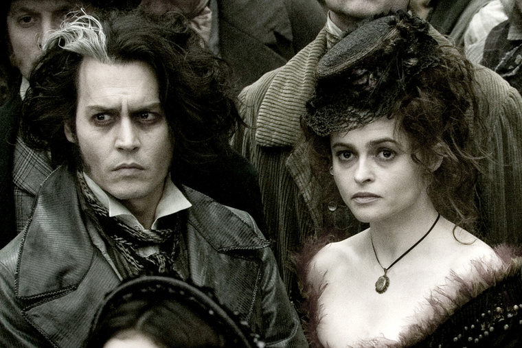 Helena Bonham CarterA Sweeney Todd, a Fleet Street démoni borbélya forgatását kissé komplikálta, hogy a színésznő várandós lett