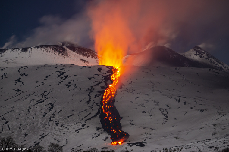 Etna. (Fotó: Anadolu / Getty Images Hungary)