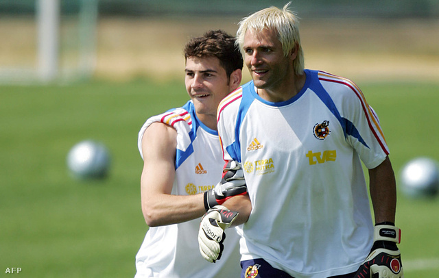Iker Casillas és Santiago Canizares 2004-ben