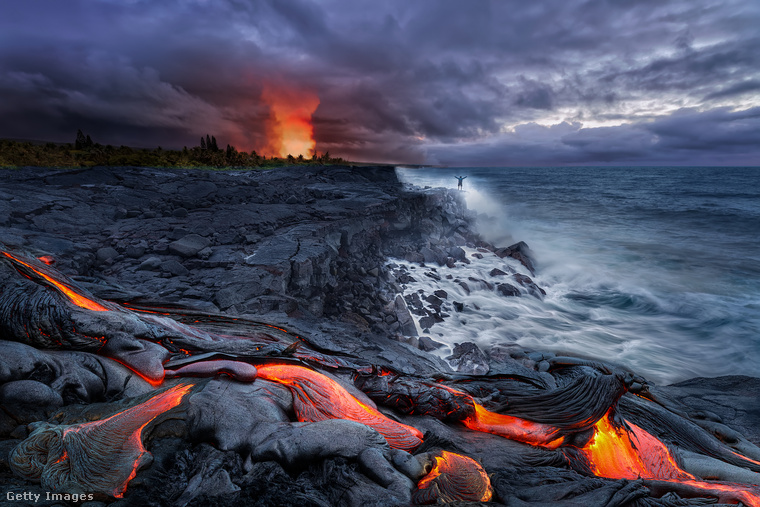 A Föld egyik legaktívabb vulkánja: Kilauea, Hawaii, USA&nbsp;A hawaii Kilauea-vulkán az egyik legaktívabb tűzhányó a világon, amely folyamatosan formálja és alakítja a sziget felszínét