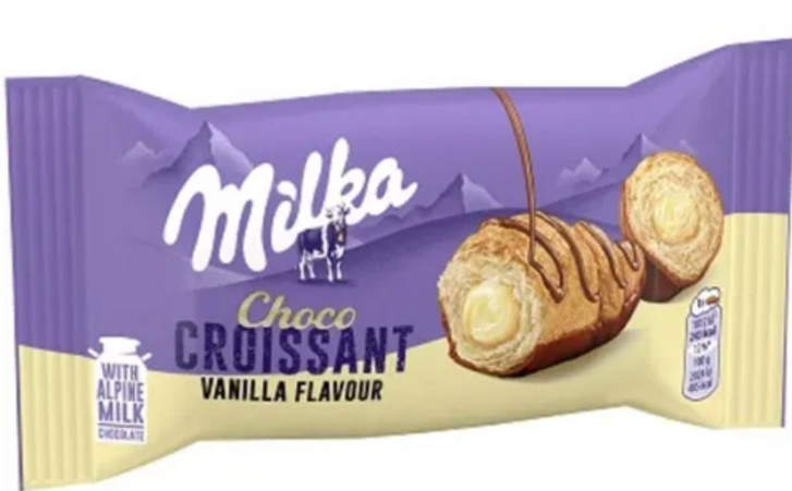 Milka vaníliaízű croissaint 50 grammos kiszerelés