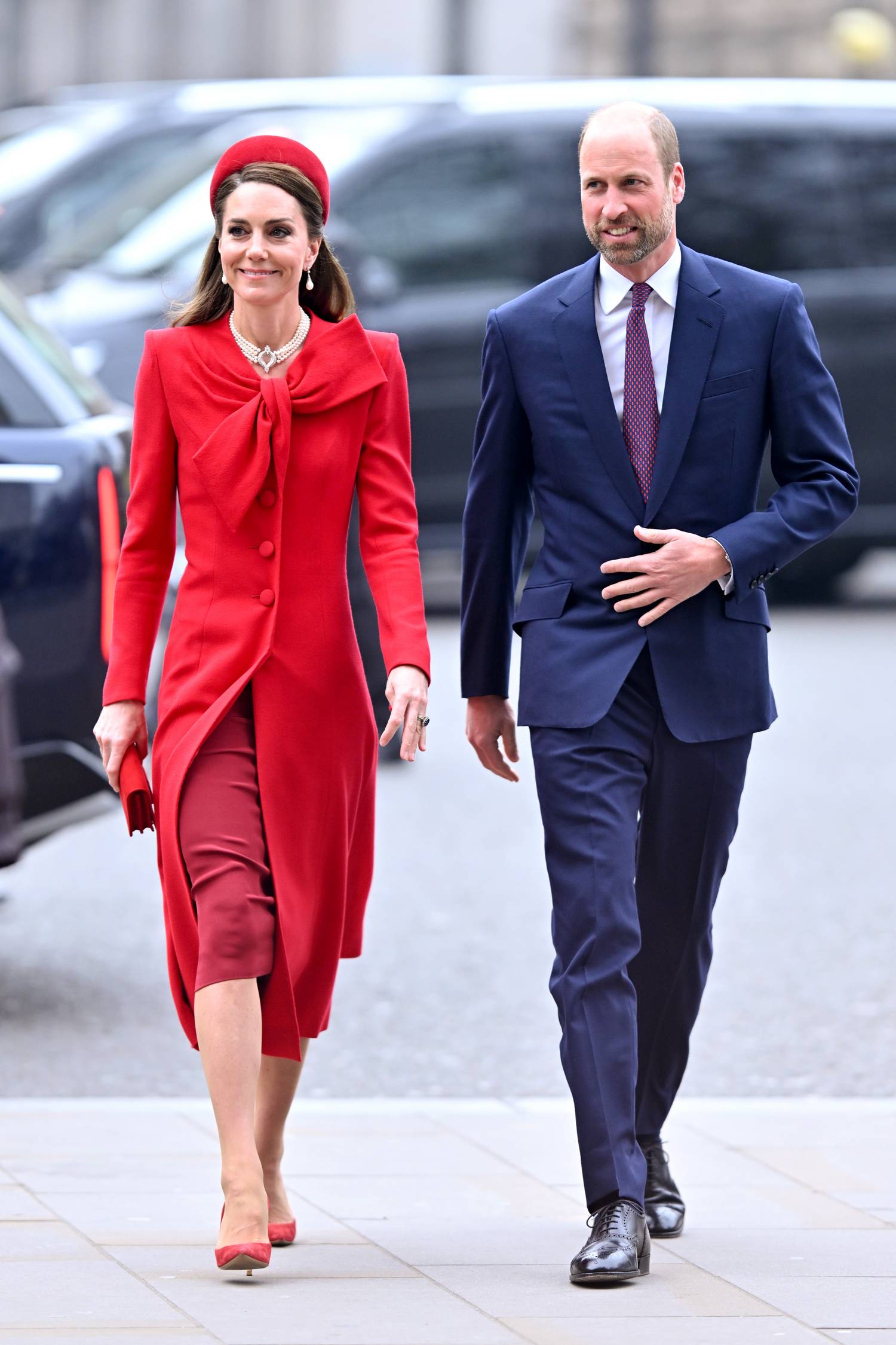 Katalin hercegné Vilmossal érkezett a Westminster-apátságba.