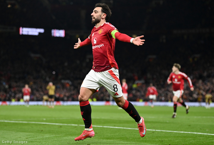 Bruno Fernandes triplával lőtte tovább a Manchester Unitedet
