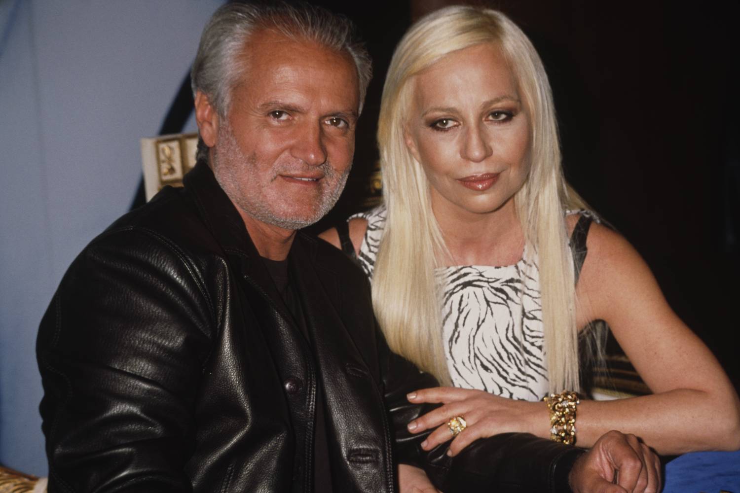 Donatella Versace és elhunyt testvére, Gianni Versace.