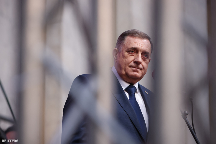 Milorad Dodik Banja Lukában Bosznia-Hercegovinában 2025. február 25-én