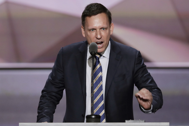 Peter Thiel 2016. július 21-én