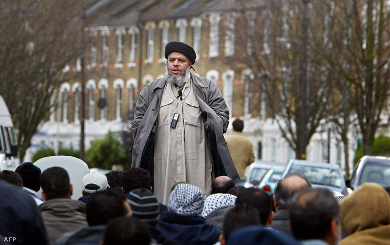 Abu Hamza 2006-ban Londonban