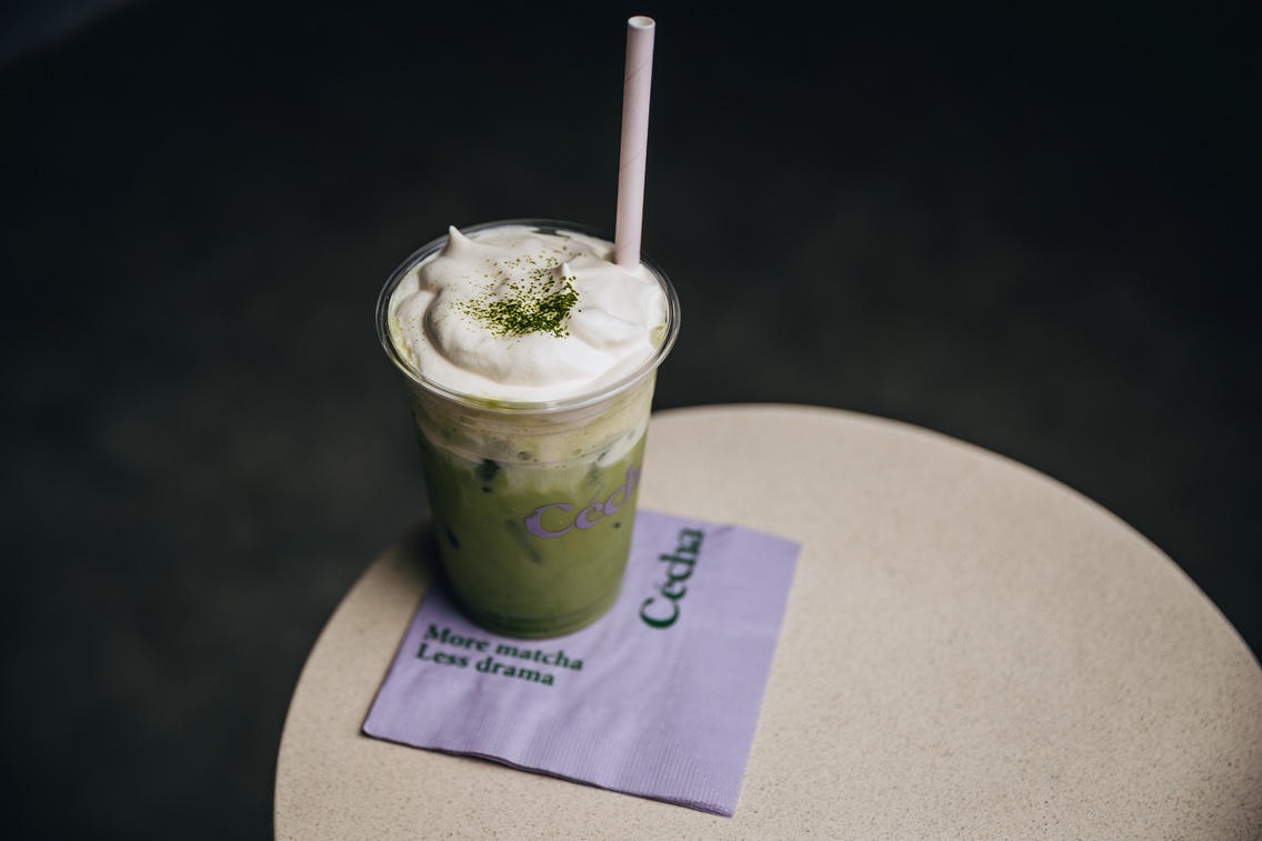 Vanilla Cloud Matcha Latte