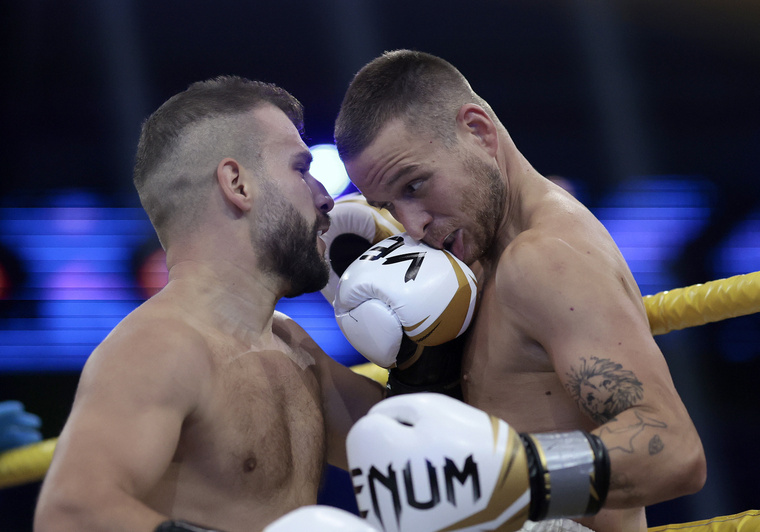 Rácz Jenő a Sztárboxban is szerepelt az RTL-en. (Fotó: Balogh László / RTL Sajtóklub)