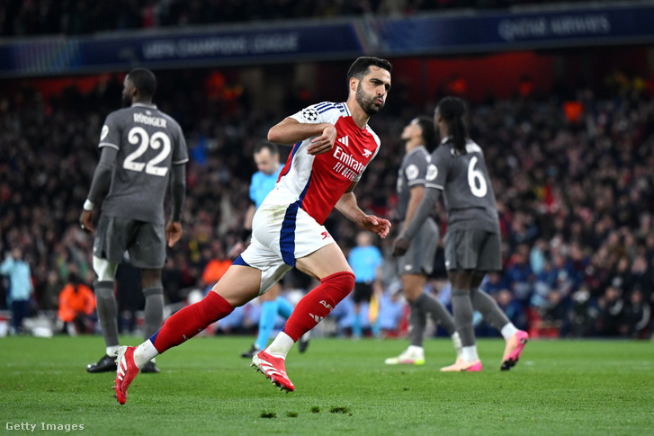 Mikel Merino rúgta a harmadik gólt az Emiratesben