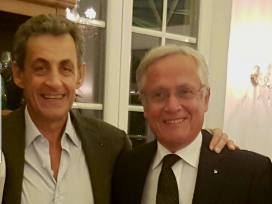Nicolas Sarkozy és Földvári Gábor