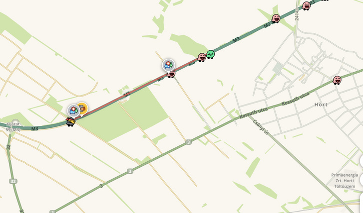 Forrás: Waze
