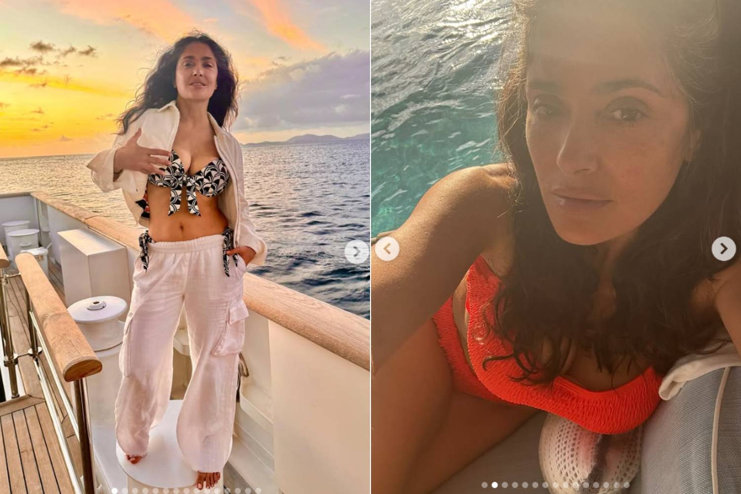 salma hayek bikiniben