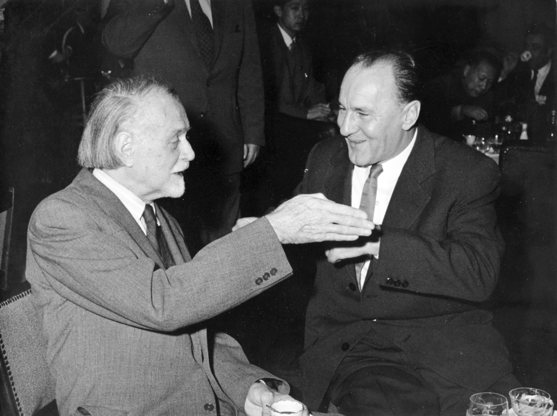 Kodály Zoltán és Kádár János