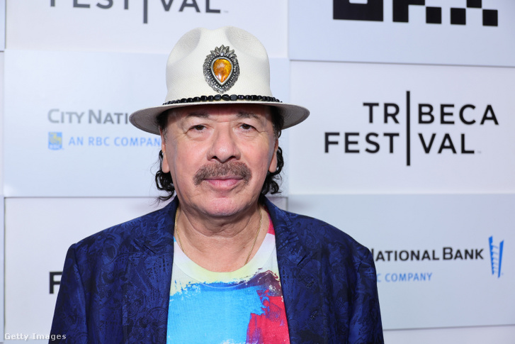 Carlos Santana 2023. június 17-én New Yorkban
