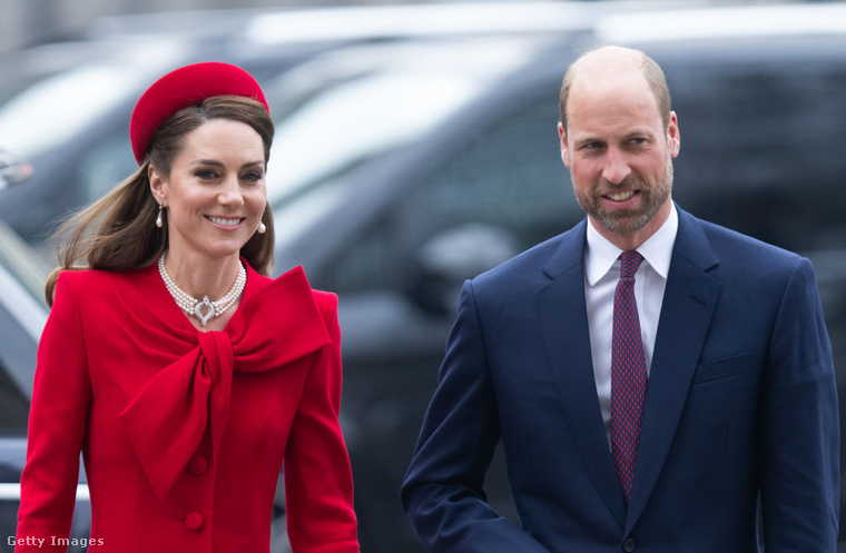 A Buckingham-palota nem tett közzé hivatalos információt Katalin hercegné részvételéről, Vilmos herceg önálló jelenléte így is komoly diplomáciai előrelépésnek számít. (Fotó: Samir Hussein / Getty Images Hungary)