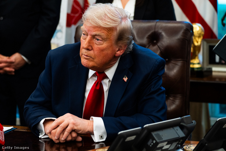 Donald Trump 2025. április 23-án
