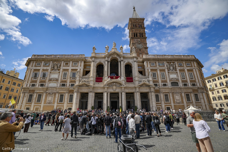 A Santa Maria Maggiore-bazilika 2025. április 25-én