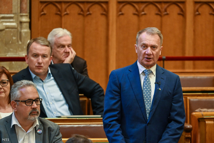 Varju László az Országgyűlés plenáris ülésén 2025. április 28-án