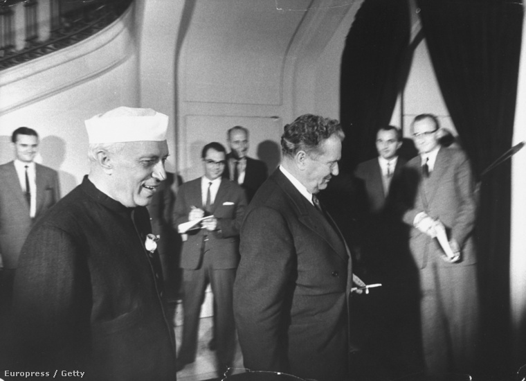 Tito és Nehru 1960-ban