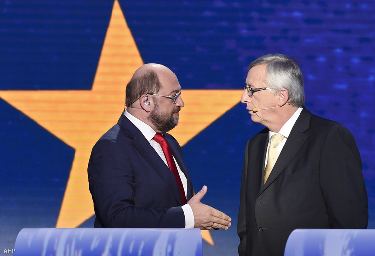 Martin Schulz és Jean-Claude Juncker