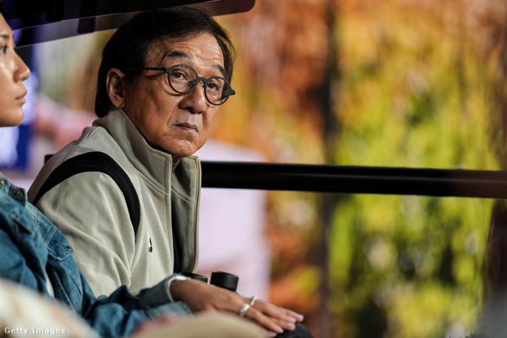 Jackie Chan a 2025-ös Australian Open 14. napján a Melbourne Parkban 2025. január 25-én