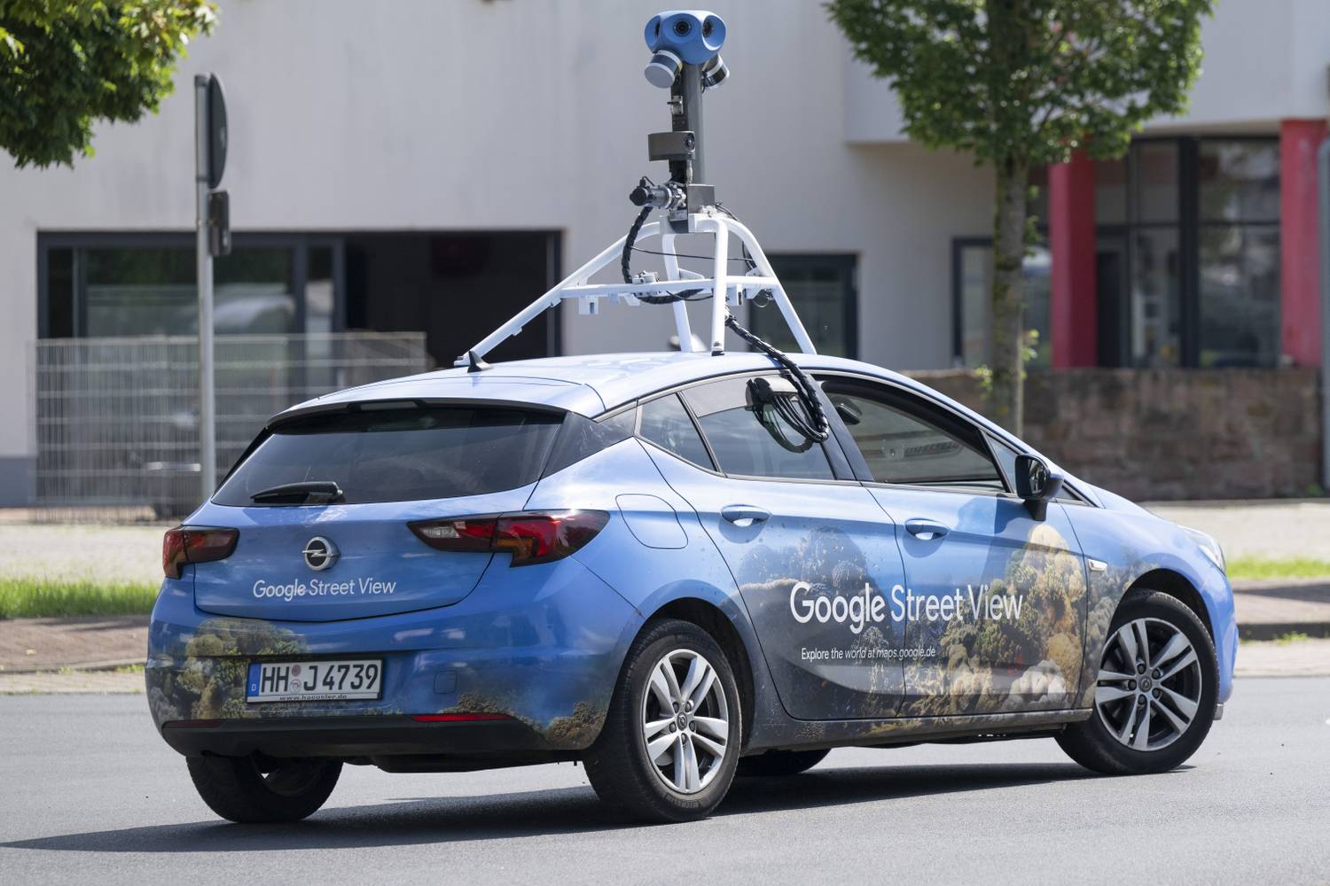 google utcakép autó