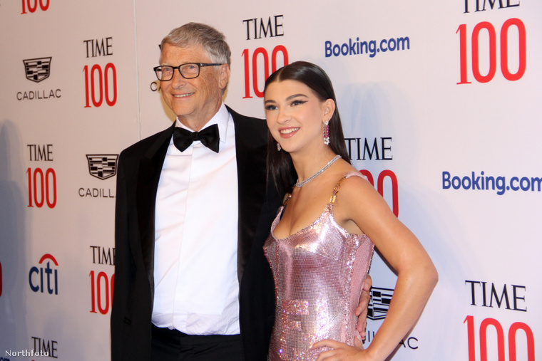 Bill Gates és lánya, Phoebe Gates. (Fotó: Northfoto)