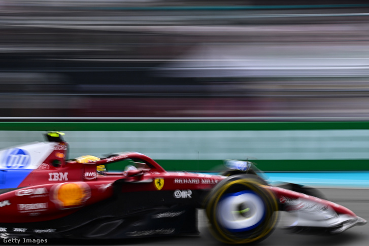 Lewis Hamilton a 2025-ös Miami Nagydíjon.